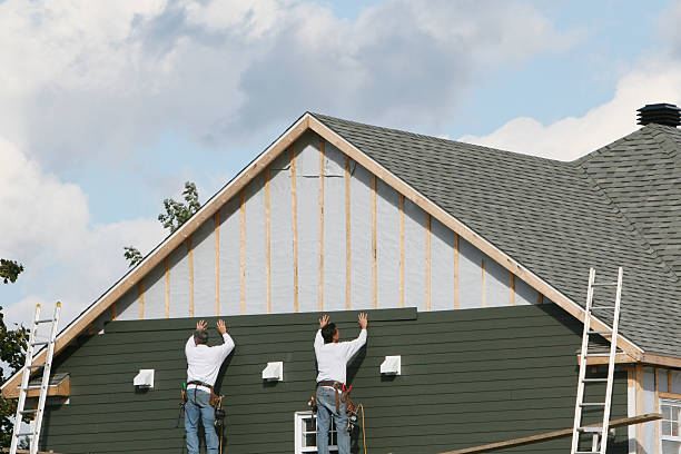Professional Siding Replacement technician working in Rockwell, NC